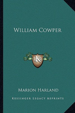 Knjiga William Cowper Marion Harland