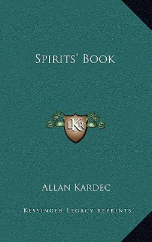 Carte Spirits' Book Allan Kardec