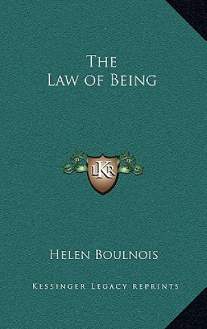 Kniha The Law of Being Helen Boulnois