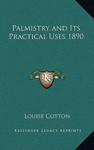 Książka Palmistry and Its Practical Uses 1890 Louise Cotton