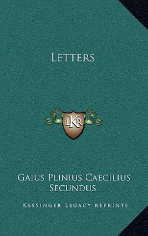 Libro Letters Gaius Plinius Caecilius Secundus