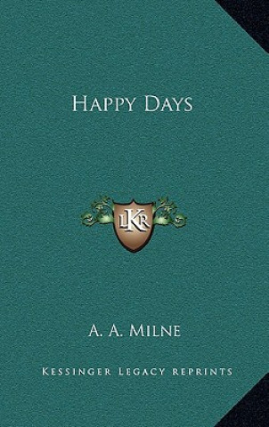 Buch Happy Days A. A. Milne