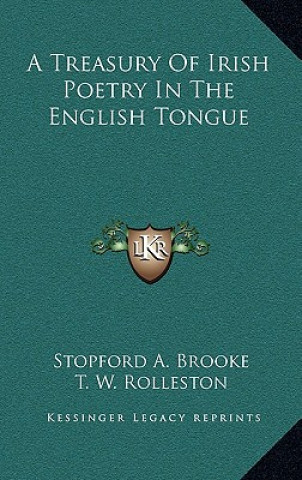 Książka A Treasury of Irish Poetry in the English Tongue Stopford A. Brooke