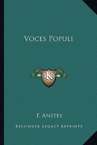 Buch Voces Populi F. Anstey