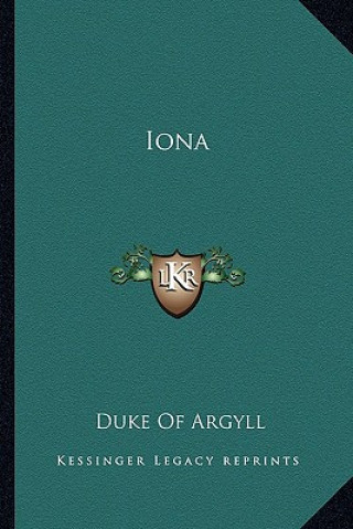 Kniha Iona Duke Of Argyll