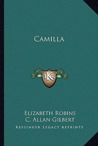 Kniha Camilla Elizabeth Robins