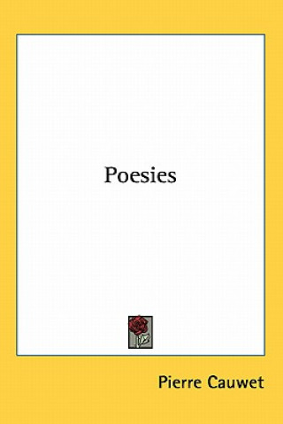 Knjiga Poesies Pierre Cauwet