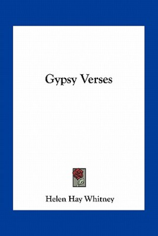 Boek Gypsy Verses Helen Hay Whitney