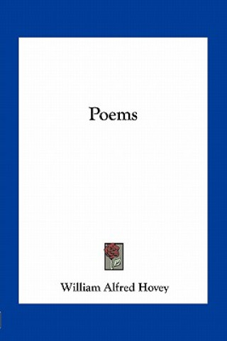 Boek Poems William Alfred Hovey