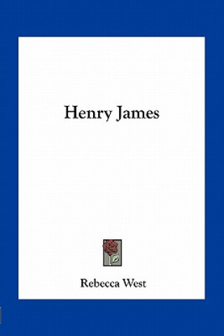 Libro Henry James Rebecca West