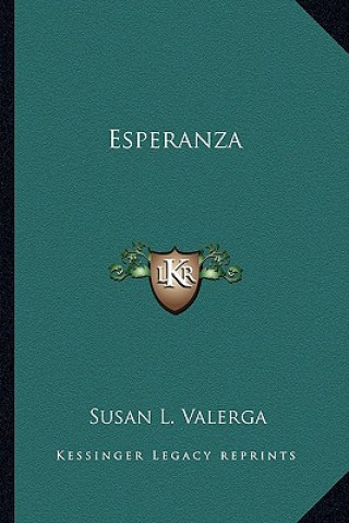 Book Esperanza Susan L. Valerga