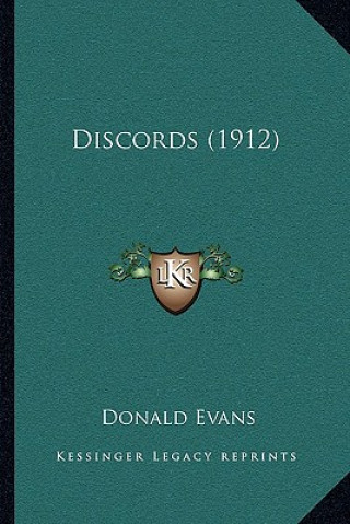 Kniha Discords (1912) Donald Evans