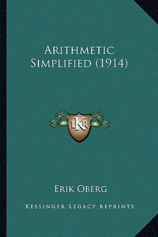 Kniha Arithmetic Simplified (1914) Erik Oberg