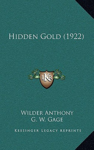 Buch Hidden Gold (1922) Wilder Anthony