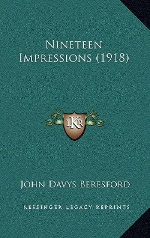 Carte Nineteen Impressions (1918) John Davys Beresford