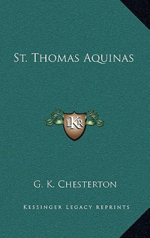 Buch St. Thomas Aquinas G. K. Chesterton