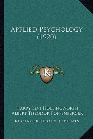 Buch Applied Psychology (1920) Harry Levi Hollingworth