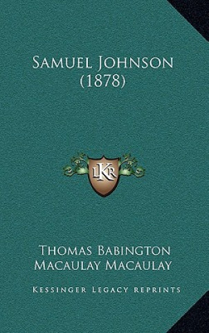 Buch Samuel Johnson (1878) Thomas Babington Macaulay