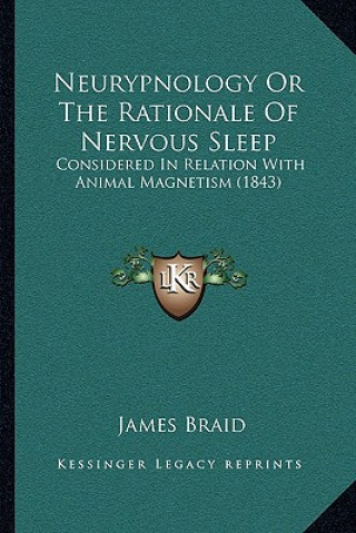 Carte Neurypnology or the Rationale of Nervous Sleep: Considered in Relation with Animal Magnetism (1843) James Braid
