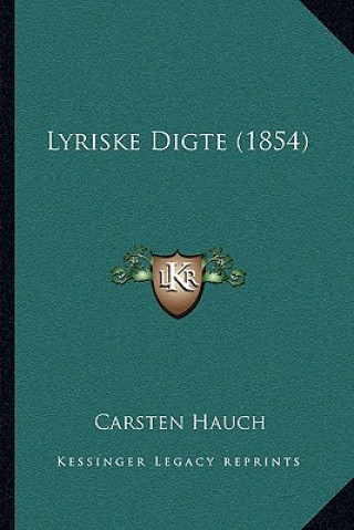 Buch Lyriske Digte (1854) Carsten Hauch