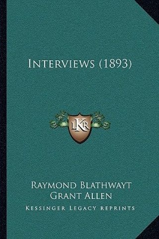 Book Interviews (1893) Raymond Blathwayt