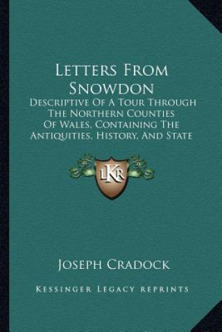 Kniha Letters From Snowdon: Descriptive Of A Tour Through The Northern Counties Of Wales, Containing The Antiquities, History, And State Of The Co Joseph Cradock