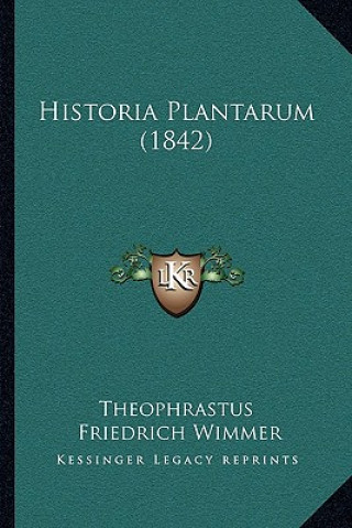 Livre Historia Plantarum (1842) Theophrastus