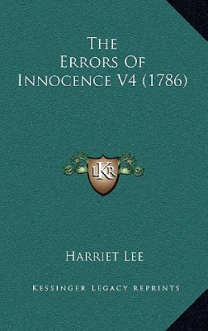 Buch The Errors Of Innocence V4 (1786) Harriet Lee