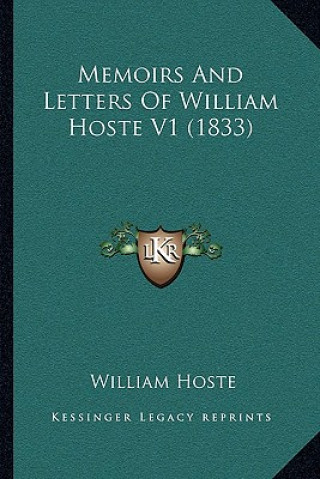 Libro Memoirs And Letters Of William Hoste V1 (1833) William Hoste