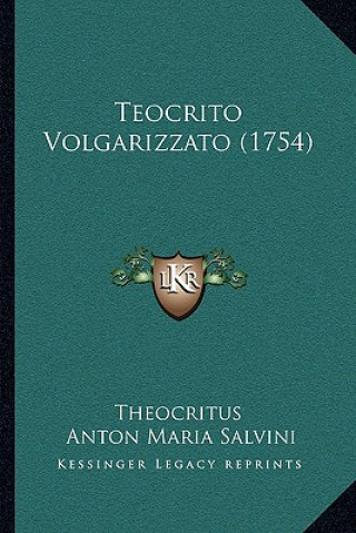Kniha Teocrito Volgarizzato (1754) Theocritus