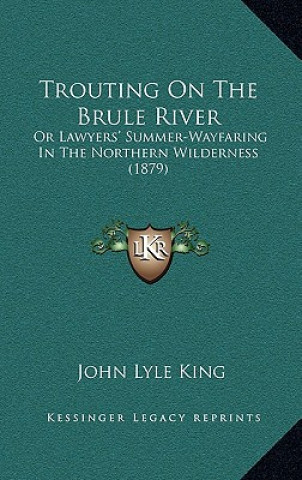 Kniha Trouting On The Brule River: Or Lawyers' Summer-Wayfaring In The Northern Wilderness (1879) John Lyle King