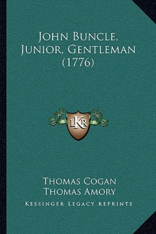 Boek John Buncle, Junior, Gentleman (1776) Thomas Cogan
