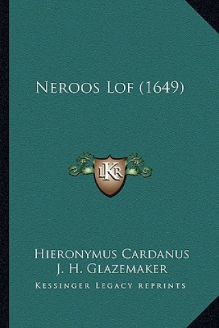 Boek Neroos Lof (1649) Hieronymus Cardanus