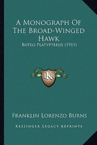 Buch A Monograph Of The Broad-Winged Hawk: Buteo Platypterus (1911) Franklin Lorenzo Burns