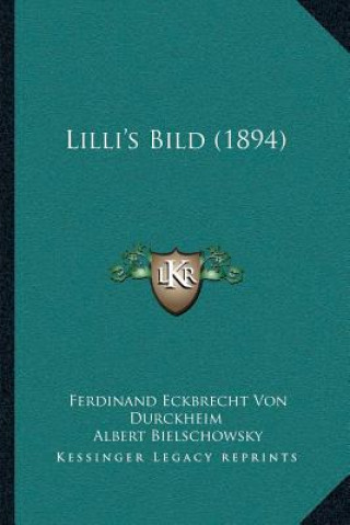 Book Lilli's Bild (1894) Ferdinand Eckbrecht Von Durckheim