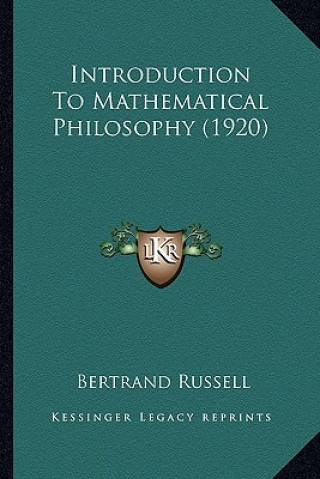 Buch Introduction To Mathematical Philosophy (1920) Bertrand Russell