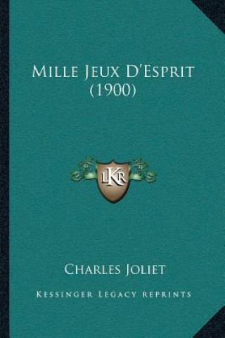 Carte Mille Jeux D'Esprit (1900) Charles Joliet