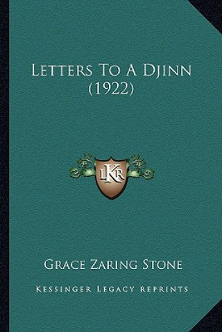 Libro Letters To A Djinn (1922) Grace Zaring Stone