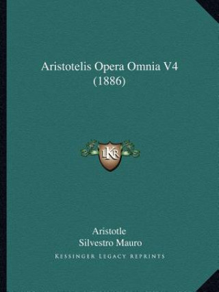 Buch Aristotelis Opera Omnia V4 (1886) Aristotle