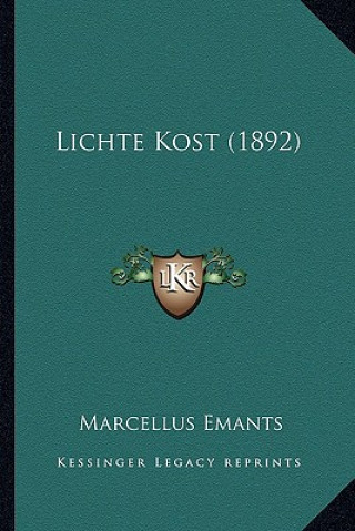 Book Lichte Kost (1892) Marcellus Emants