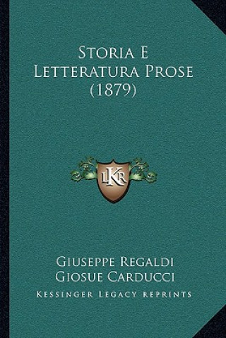 Buch Storia E Letteratura Prose (1879) Giuseppe Regaldi