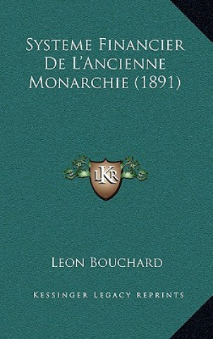 Carte Systeme Financier De L'Ancienne Monarchie (1891) Leon Bouchard