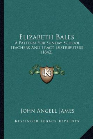 Kniha Elizabeth Bales: A Pattern For Sunday School Teachers And Tract Distributers (1842) John Angell James