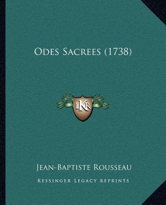 Boek Odes Sacrees (1738) Jean-Baptiste Rousseau