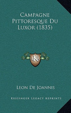 Carte Campagne Pittoresque Du Luxor (1835) Leon De Joannis