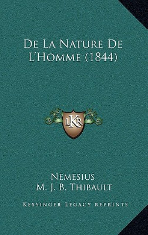 Carte De La Nature De L'Homme (1844) Nemesius