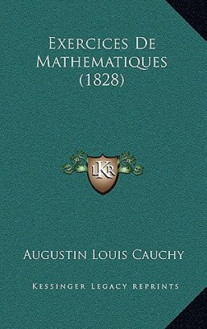 Libro Exercices De Mathematiques (1828) Augustin Louis Cauchy