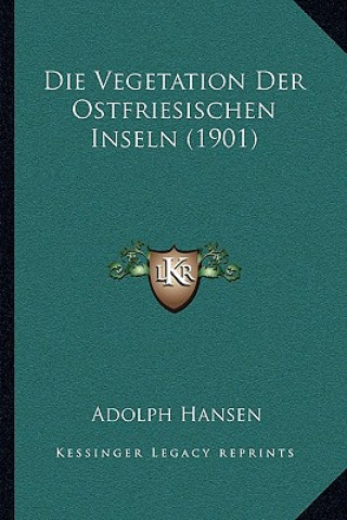 Carte Die Vegetation Der Ostfriesischen Inseln (1901) Adolph Hansen