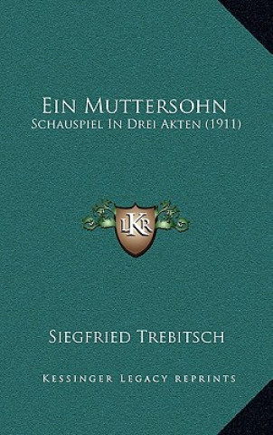 Boek Ein Muttersohn: Schauspiel In Drei Akten (1911) Siegfried Trebitsch