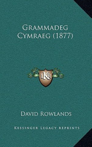 Kniha Grammadeg Cymraeg (1877) David Rowlands